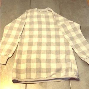 Houndstooth Sweater Dress